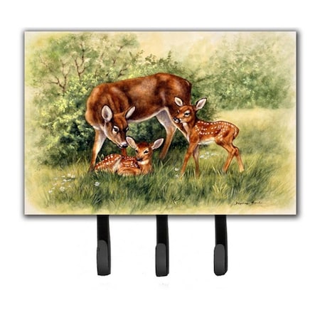 Jensendistributionservices Deer by Daphne Baxter Leash or Key Holder MI1720029